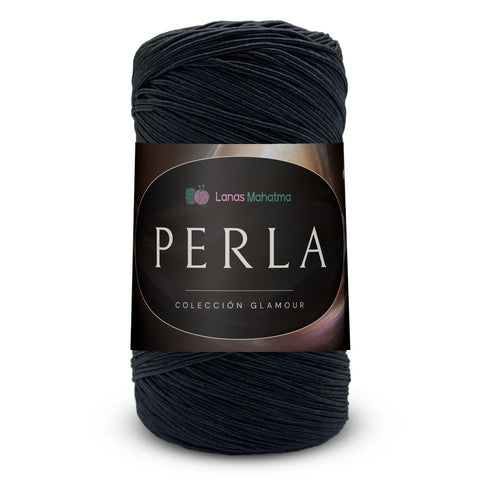 Perla Negro – Colección Glamour Lanas Mahatma
