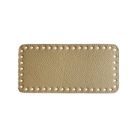 Base eco cuero rectangular 25×12