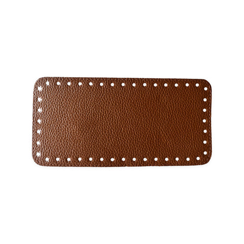 Base eco cuero rectangular 25×12